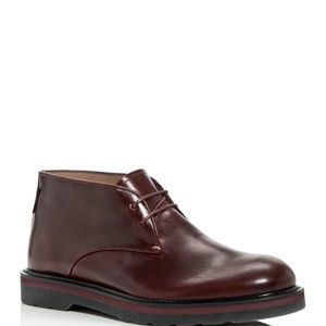 Paul Smith Lorre Leather Chukka Boots shoes Burgundy US 9, UK 8, 9.5 EU 42